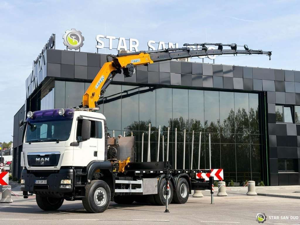 MAN TGS 33.400 6x6 BL EFFER 315/8S HDS Crane 2019 - Sunkvežimis su kranu: foto 1 MAN TGS 33.400 6x6 BL EFFER 315/8S HDS Crane 2019 - Sunkvežimis su kranu: foto 1