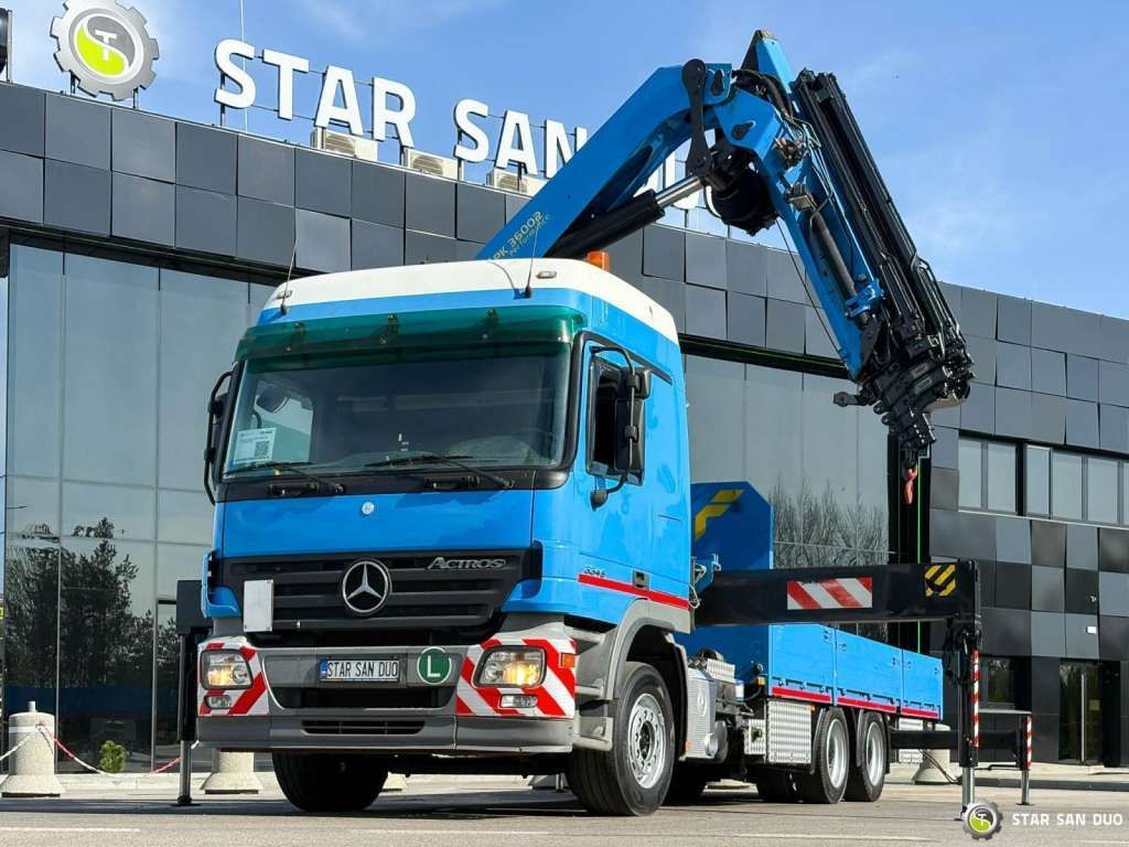 Sunkvežimis su kranu Mercedes-Benz  ACTROS 2646L 6x4 PALFINGER 36002 Euro 5 Winch: foto 11