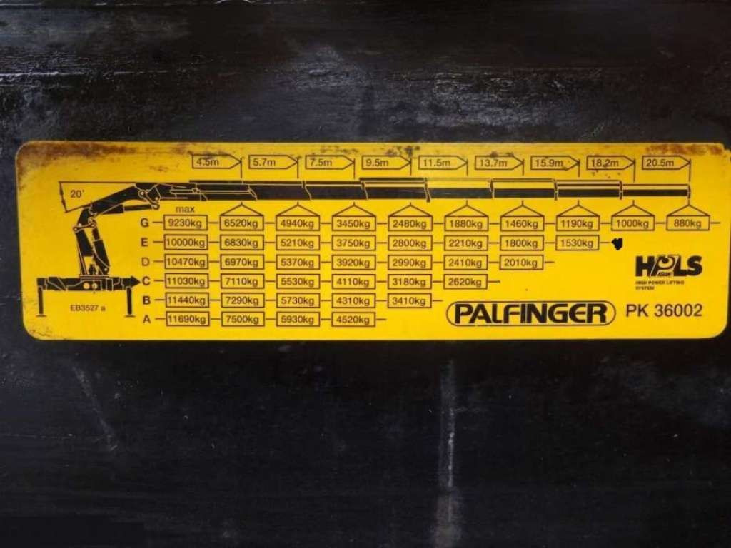 Sunkvežimis su kranu Mercedes-Benz  ACTROS 2646L 6x4 PALFINGER 36002 Euro 5 Winch: foto 25