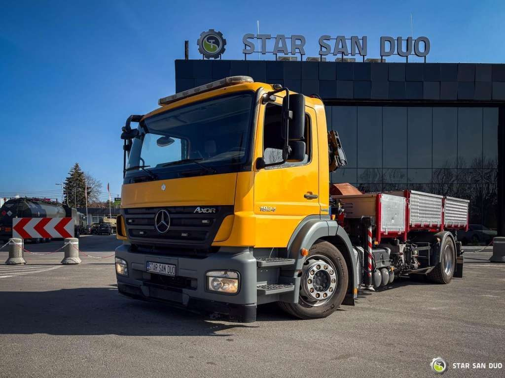Mercedes-Benz AXOR 1824 4x2 HMF 975 HDS Crane Rotator Kipper Mercedes-Benz AXOR 1824 4x2 HMF 975 HDS Crane Rotator Kipper - Savivartis sunkvežimis: foto 3 Mercedes-Benz AXOR 1824 4x2 HMF 975 HDS Crane Rotator Kipper Mercedes-Benz AXOR 1824 4x2 HMF 975 HDS Crane Rotator Kipper - Savivartis sunkvežimis: foto 3