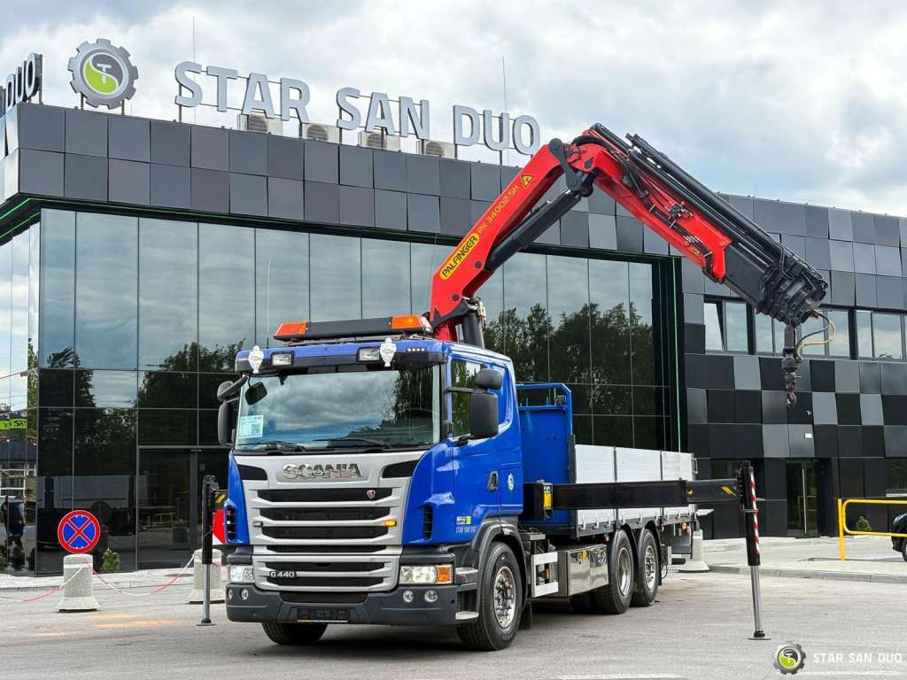 Scania G440 6x2 PALFINGER PK 34002SH Crane Kran - Sunkvežimis su kranu: foto 2 Scania G440 6x2 PALFINGER PK 34002SH Crane Kran - Sunkvežimis su kranu: foto 2
