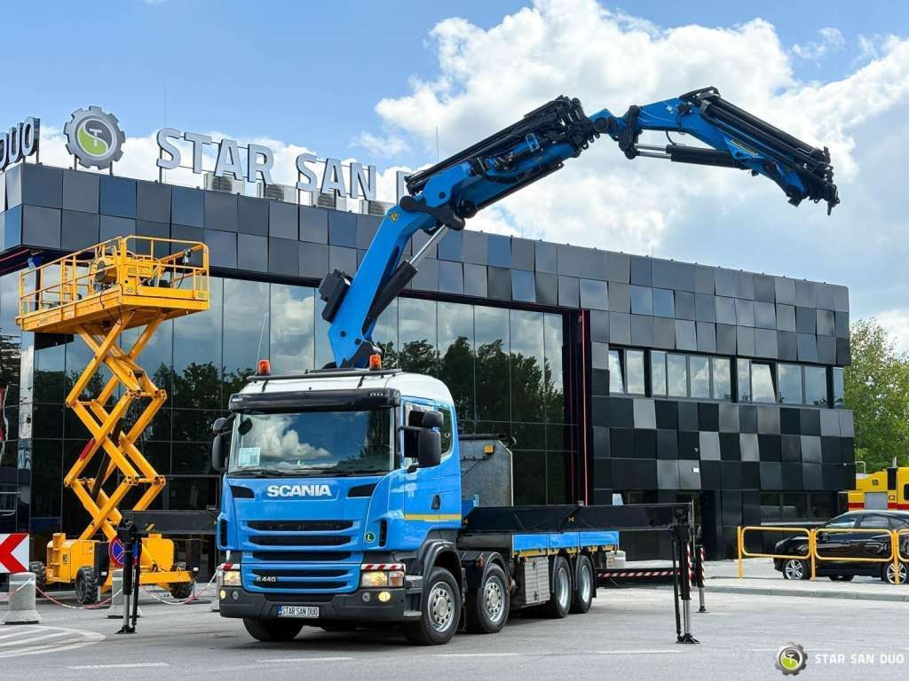 Scania R440 8x4 Palfinger PK50002 FLY JIB Crane Winch - Sunkvežimis su kranu: foto 4 Scania R440 8x4 Palfinger PK50002 FLY JIB Crane Winch - Sunkvežimis su kranu: foto 4