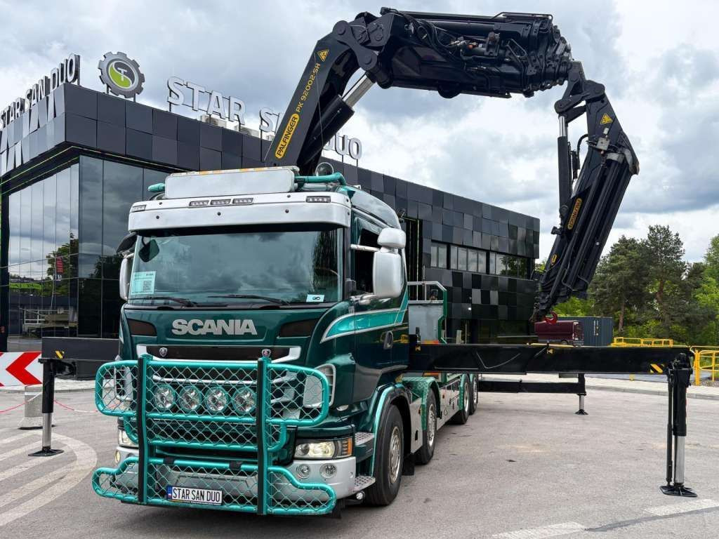 Scania R480 8x2 PALFINGER PK 92002 SH FLY JIB CRANE - Sunkvežimis su kranu: foto 4 Scania R480 8x2 PALFINGER PK 92002 SH FLY JIB CRANE - Sunkvežimis su kranu: foto 4