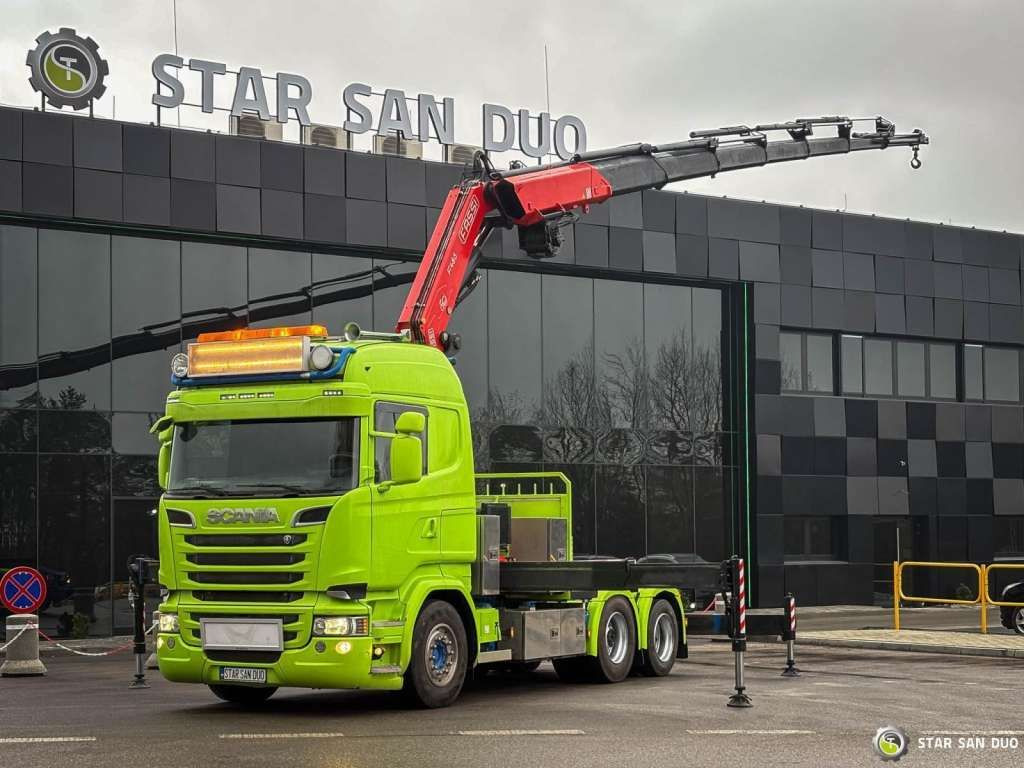Scania R520 6x2 Fassi F485 Crane Kran Winch Euro 6 Scania R520 6x2 Fassi F485 Crane Kran Winch Euro 6 - Sunkvežimis su kranu, Vilkikas: foto 1 Scania R520 6x2 Fassi F485 Crane Kran Winch Euro 6 Scania R520 6x2 Fassi F485 Crane Kran Winch Euro 6 - Sunkvežimis su kranu, Vilkikas: foto 1