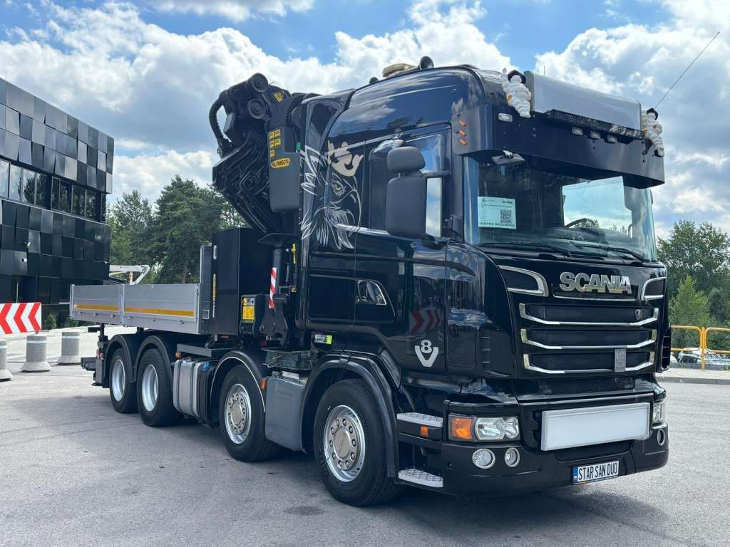 Scania R560 8x2 PALFINGER PK 92002 SH Fly Jib Winch 5t - Sunkvežimis su kranu: foto 3 Scania R560 8x2 PALFINGER PK 92002 SH Fly Jib Winch 5t - Sunkvežimis su kranu: foto 3
