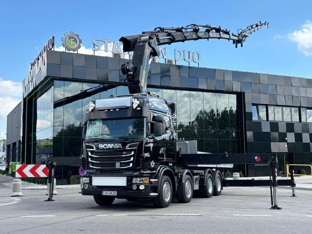 Scania R560 8x2 PALFINGER PK 92002 SH Fly Jib Winch 5t - Sunkvežimis su kranu: foto 1 Scania R560 8x2 PALFINGER PK 92002 SH Fly Jib Winch 5t - Sunkvežimis su kranu: foto 1