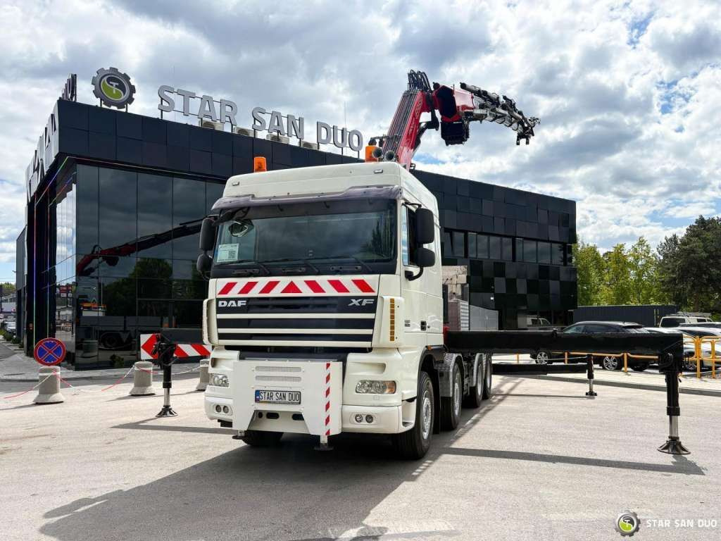 DAF XF 105.510 8x4 FASSI F800 XP Crane Fifth wheel - Vilkikas: foto 5 DAF XF 105.510 8x4 FASSI F800 XP Crane Fifth wheel - Vilkikas: foto 5