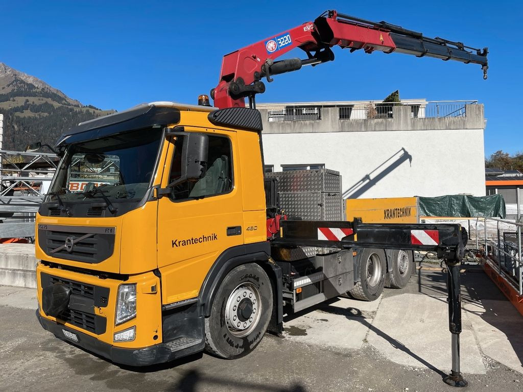 Volvo FM 460 4x4x6 H HMF 3220 HYDRODRIVE EURO 5 2014 - Vilkikas: foto 1 Volvo FM 460 4x4x6 H HMF 3220 HYDRODRIVE EURO 5 2014 - Vilkikas: foto 1