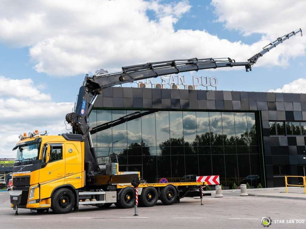 Volvo FH 540 8x4 HMF 6020 Fly Jib Winch - Sunkvežimis su kranu: foto 4 Volvo FH 540 8x4 HMF 6020 Fly Jib Winch - Sunkvežimis su kranu: foto 4
