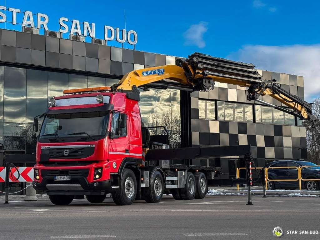 Volvo FMX 500 8x2 Effer 585 Fly Jib Winch Crane Kran Volvo FMX 500 8x2 Effer 585 Fly Jib Winch Crane Kran - Sunkvežimis su kranu, Platforminis/ Bortinis sunkvežimis: foto 2 Volvo FMX 500 8x2 Effer 585 Fly Jib Winch Crane Kran Volvo FMX 500 8x2 Effer 585 Fly Jib Winch Crane Kran - Sunkvežimis su kranu, Platforminis/ Bortinis sunkvežimis: foto 2