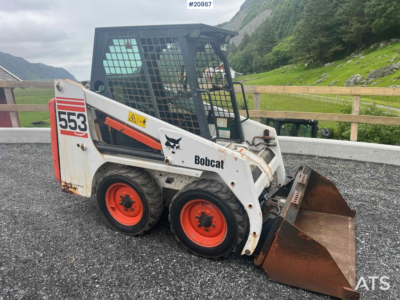 Bobcat 553 - Mini krautuvas: foto 3 Bobcat 553 - Mini krautuvas: foto 3