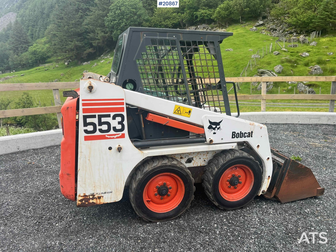Bobcat 553 - Mini krautuvas: foto 4 Bobcat 553 - Mini krautuvas: foto 4