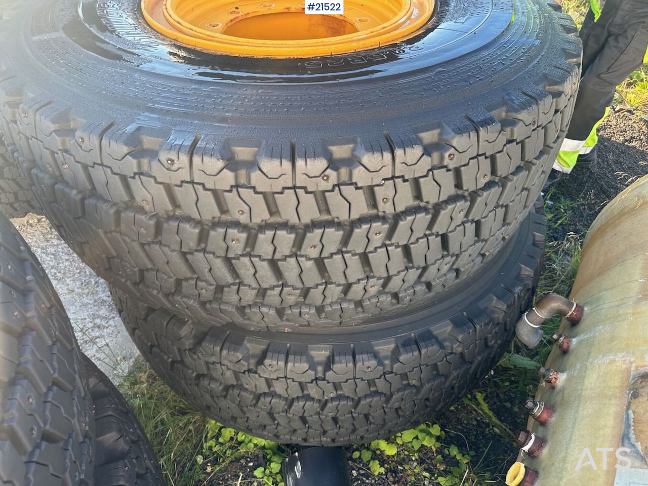 Bridgestone hjullaster dekk til Volvo L110 - Padanga - Statybinė technika: foto 3 Bridgestone hjullaster dekk til Volvo L110 - Padanga - Statybinė technika: foto 3