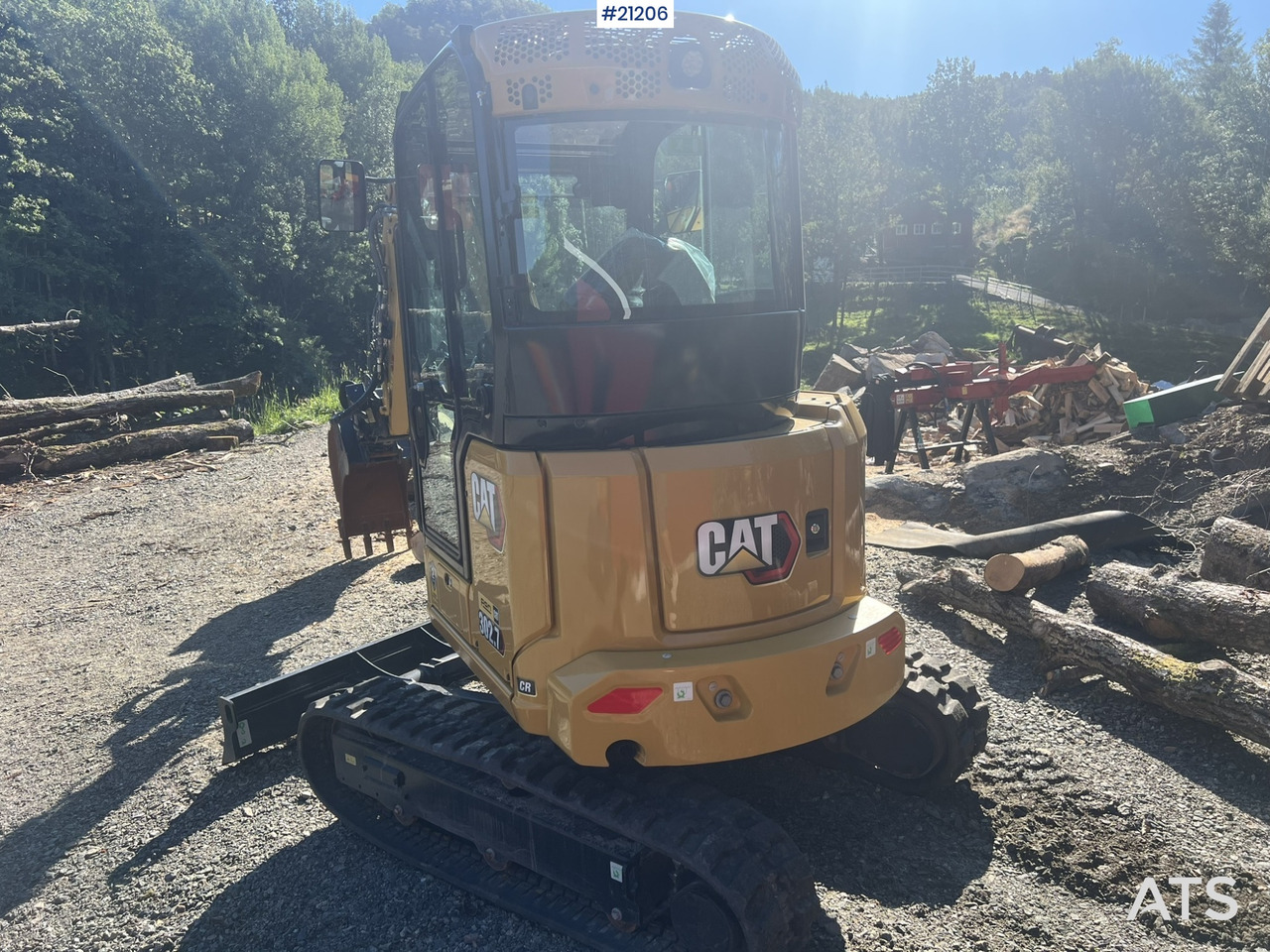 Caterpillar 302.7 CR - Mini ekskavatorius: foto 3 Caterpillar 302.7 CR - Mini ekskavatorius: foto 3