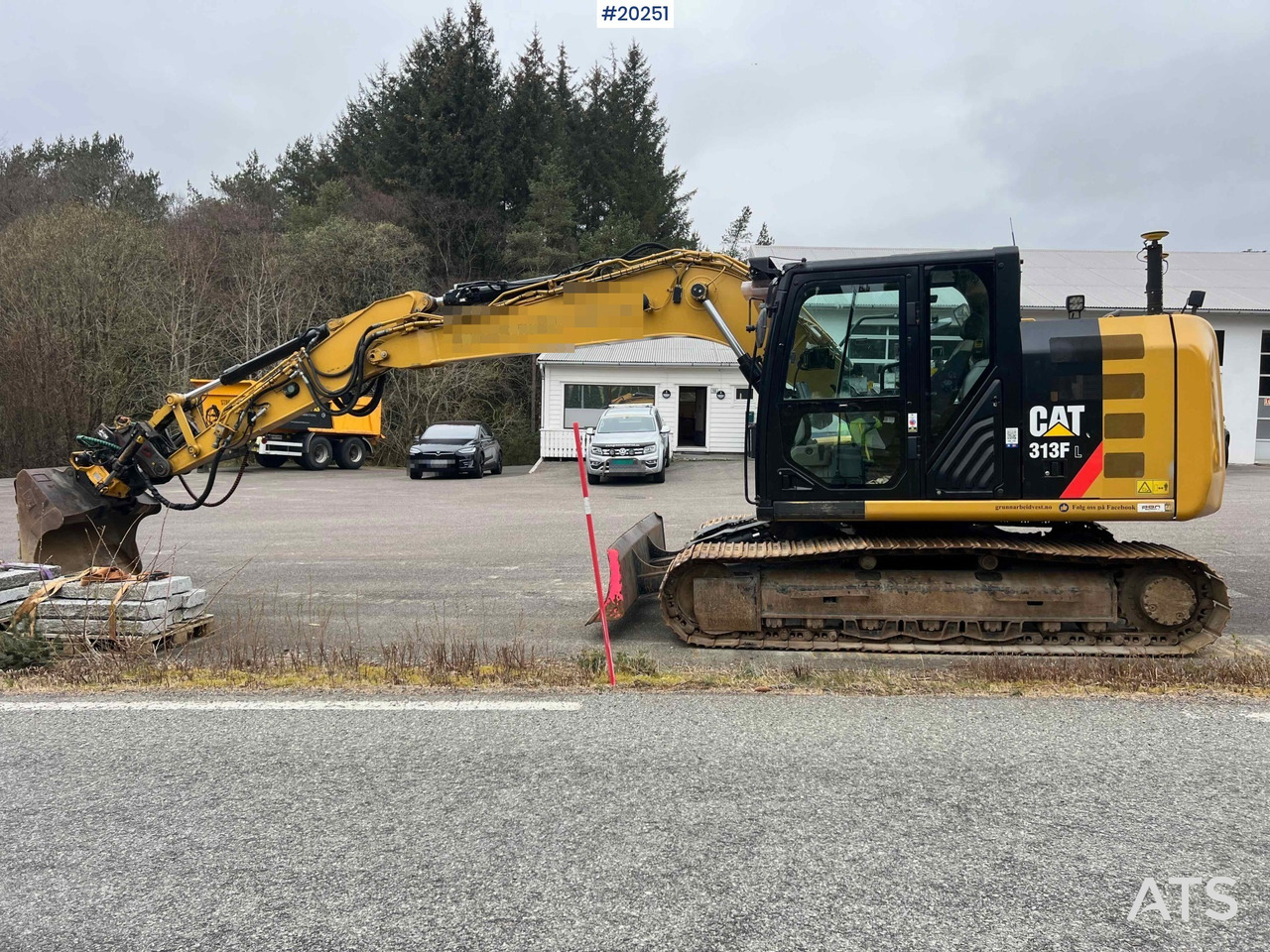 Caterpillar 313FL - Ekskavatorius: foto 1 Caterpillar 313FL - Ekskavatorius: foto 1