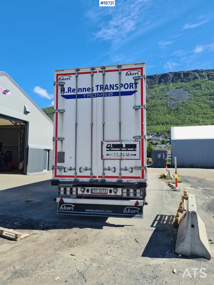 Ekeri 3-axle cabinet semitrailer w/ full side opening. - Furgonas priekaba: foto 3 Ekeri 3-axle cabinet semitrailer w/ full side opening. - Furgonas priekaba: foto 3