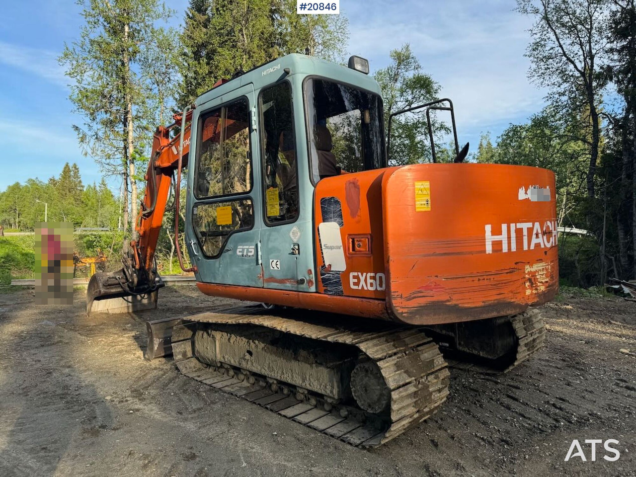 Hitachi EX60-3 - Mini ekskavatorius: foto 4 Hitachi EX60-3 - Mini ekskavatorius: foto 4