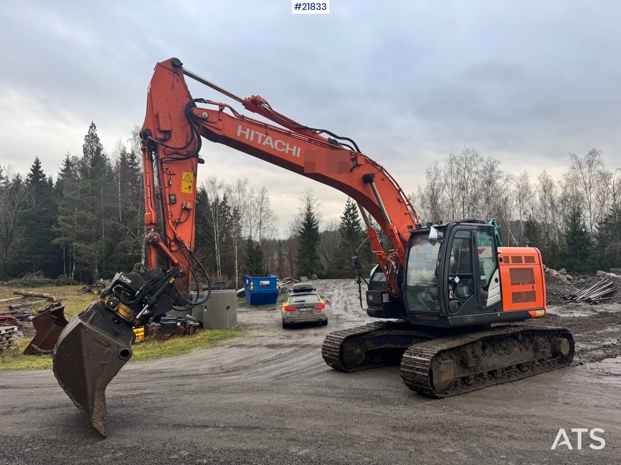 Hitachi ZX225USRLC-6 Beltegraver m/ Rototilt, 2 skuffer og Easy Dig. SE VIDEO - Vikšrinis ekskavatorius: foto 2 Hitachi ZX225USRLC-6 Beltegraver m/ Rototilt, 2 skuffer og Easy Dig. SE VIDEO - Vikšrinis ekskavatorius: foto 2