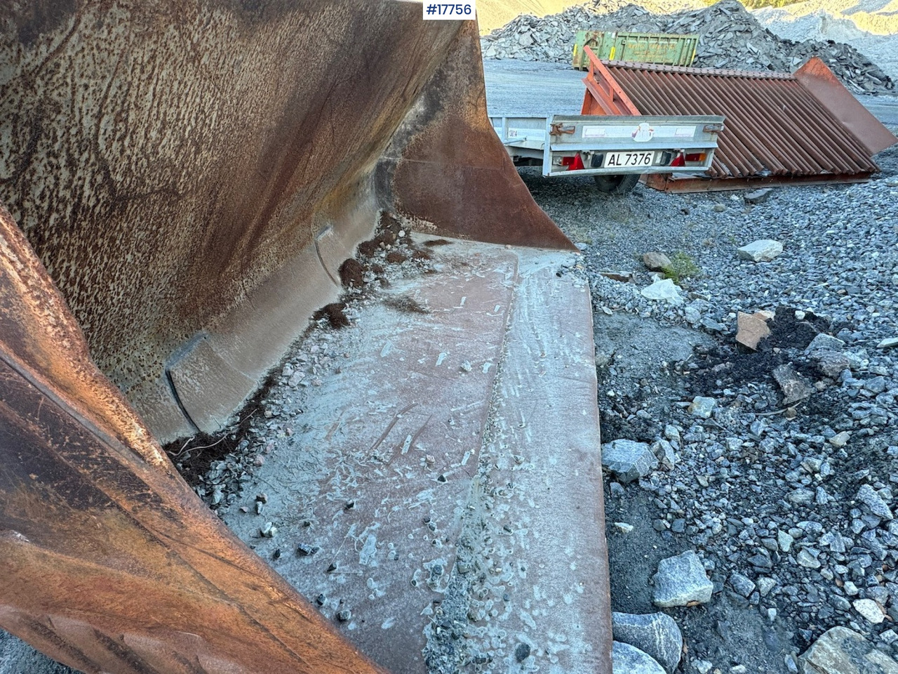 Krautuvo kaušas - Statybinė technika Hjullasterskuffe Hjullasterskuffe: foto 8