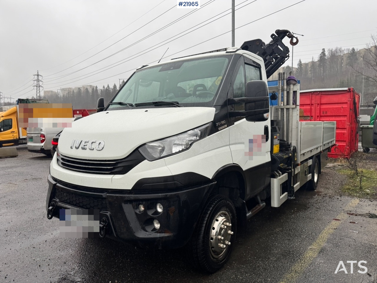 Iveco 70w - Sunkvežimis su kranu: foto 1 Iveco 70w - Sunkvežimis su kranu: foto 1