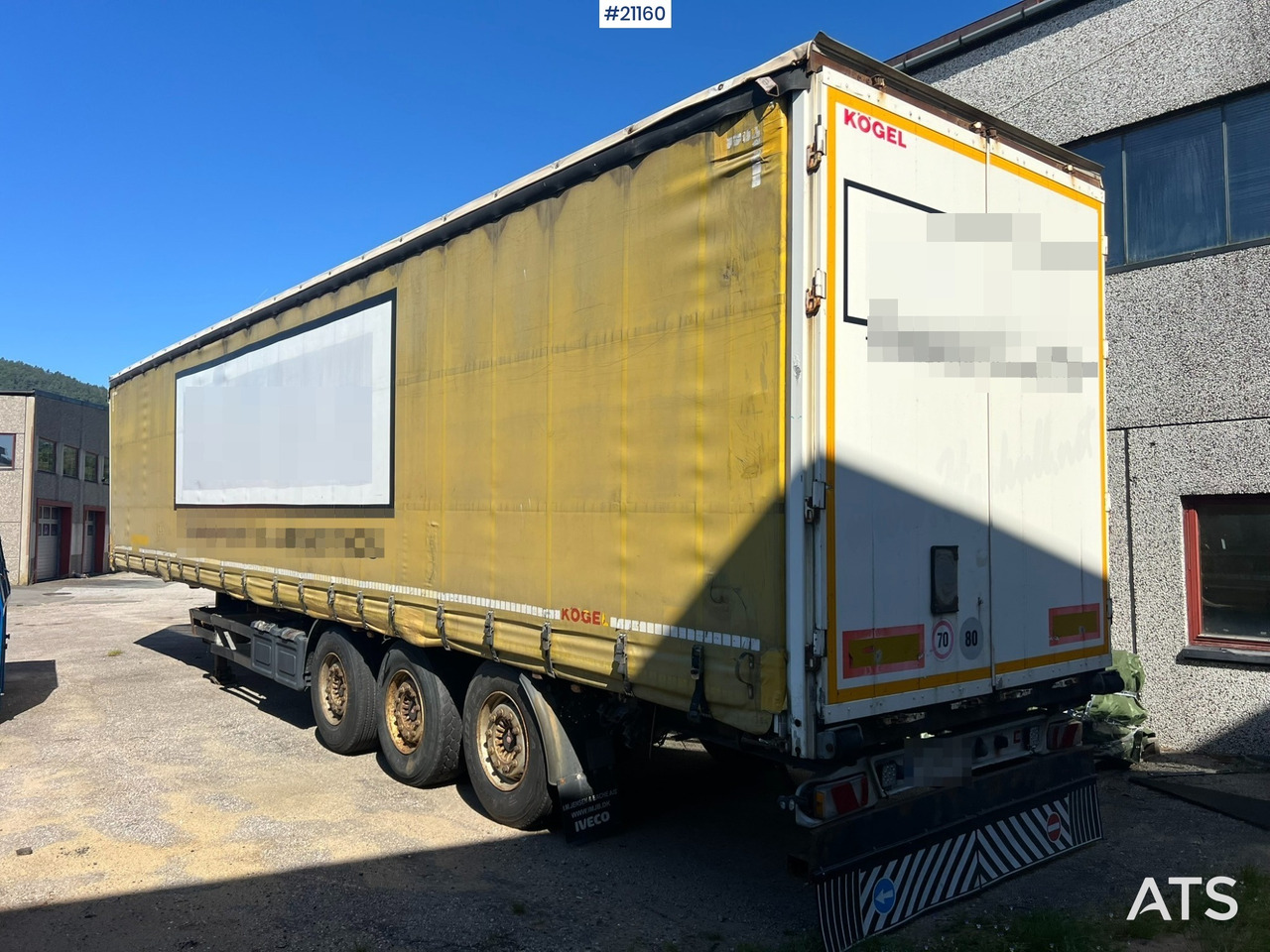 Kögel SN 24 - Tentinė puspriekabė: foto 4 Kögel SN 24 - Tentinė puspriekabė: foto 4