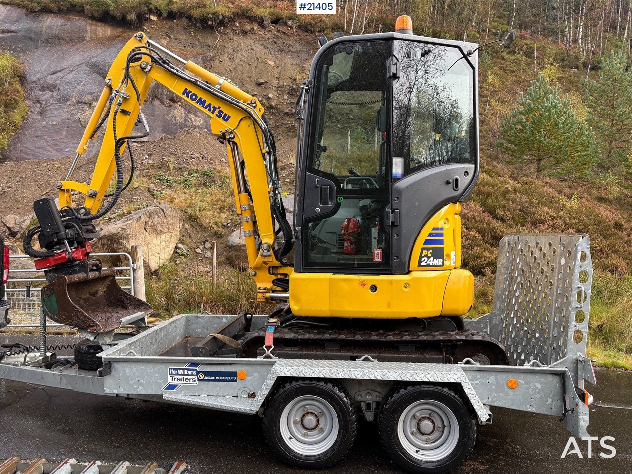 Komatsu PC24 MR-5 - Mini ekskavatorius: foto 1 Komatsu PC24 MR-5 - Mini ekskavatorius: foto 1