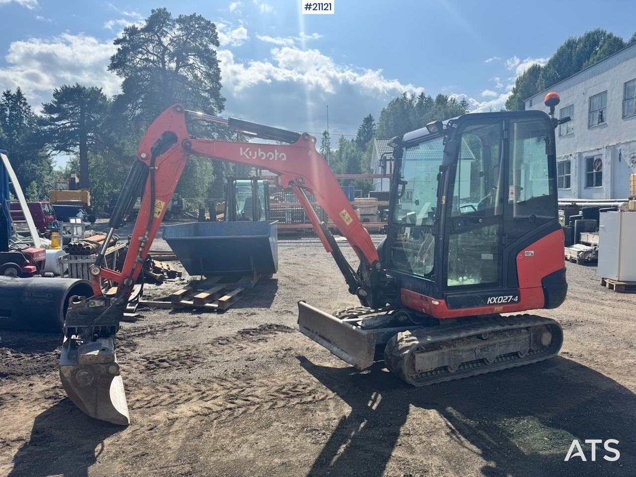 Kubota KX027-4 - Mini ekskavatorius: foto 5 Kubota KX027-4 - Mini ekskavatorius: foto 5