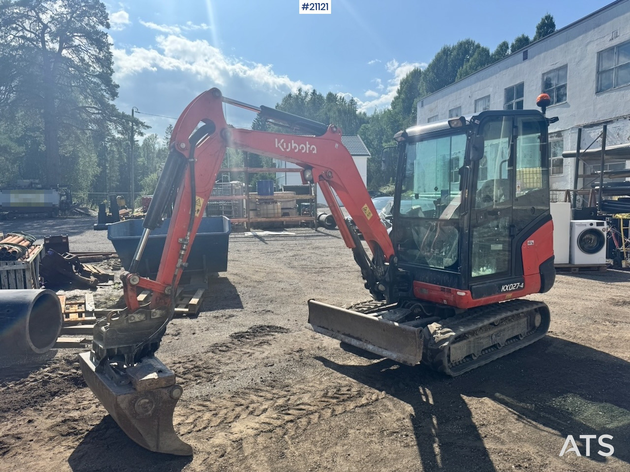 Kubota KX027-4 - Mini ekskavatorius: foto 4 Kubota KX027-4 - Mini ekskavatorius: foto 4