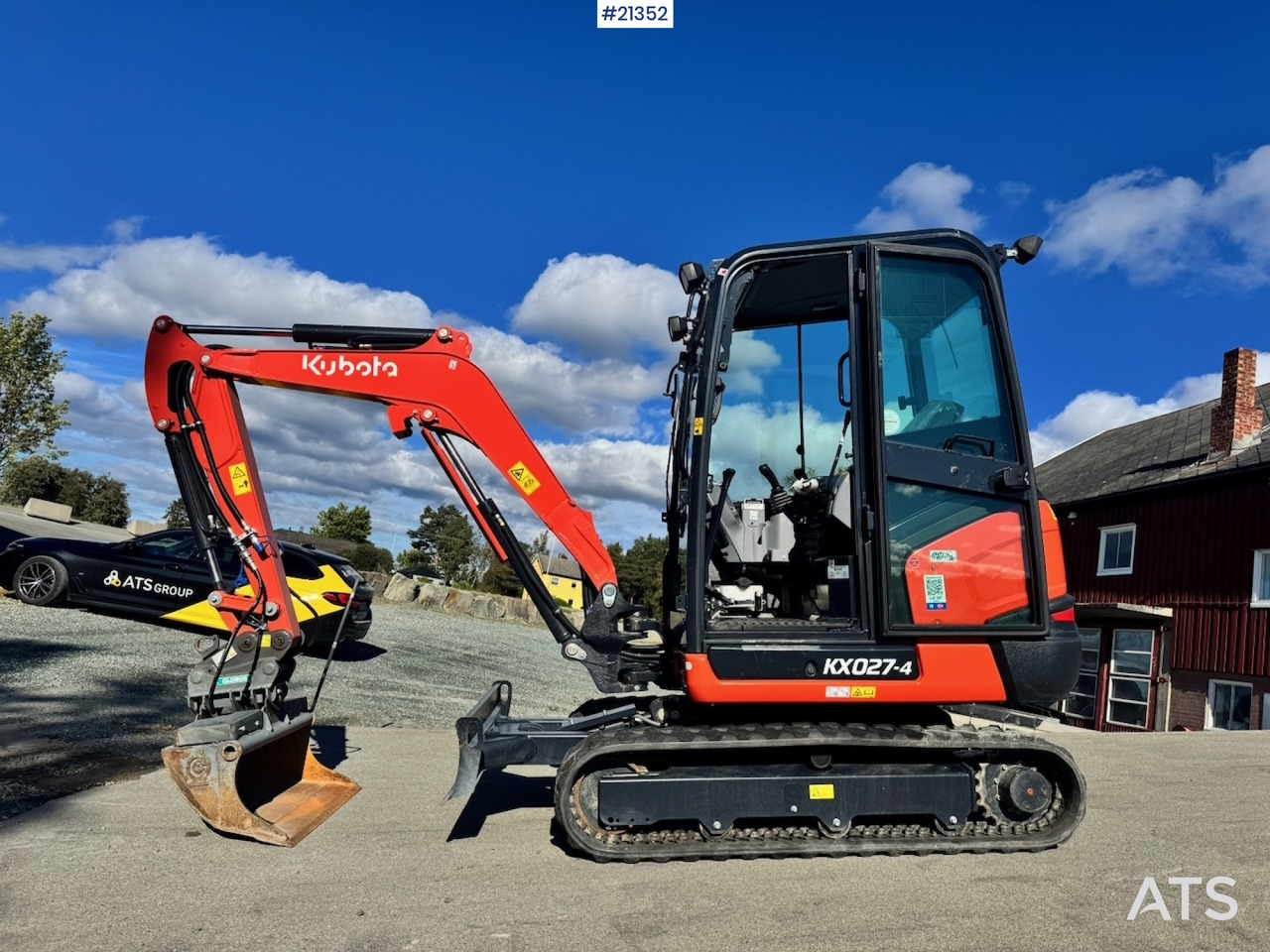 Kubota KX027-4 - Mini ekskavatorius: foto 1 Kubota KX027-4 - Mini ekskavatorius: foto 1