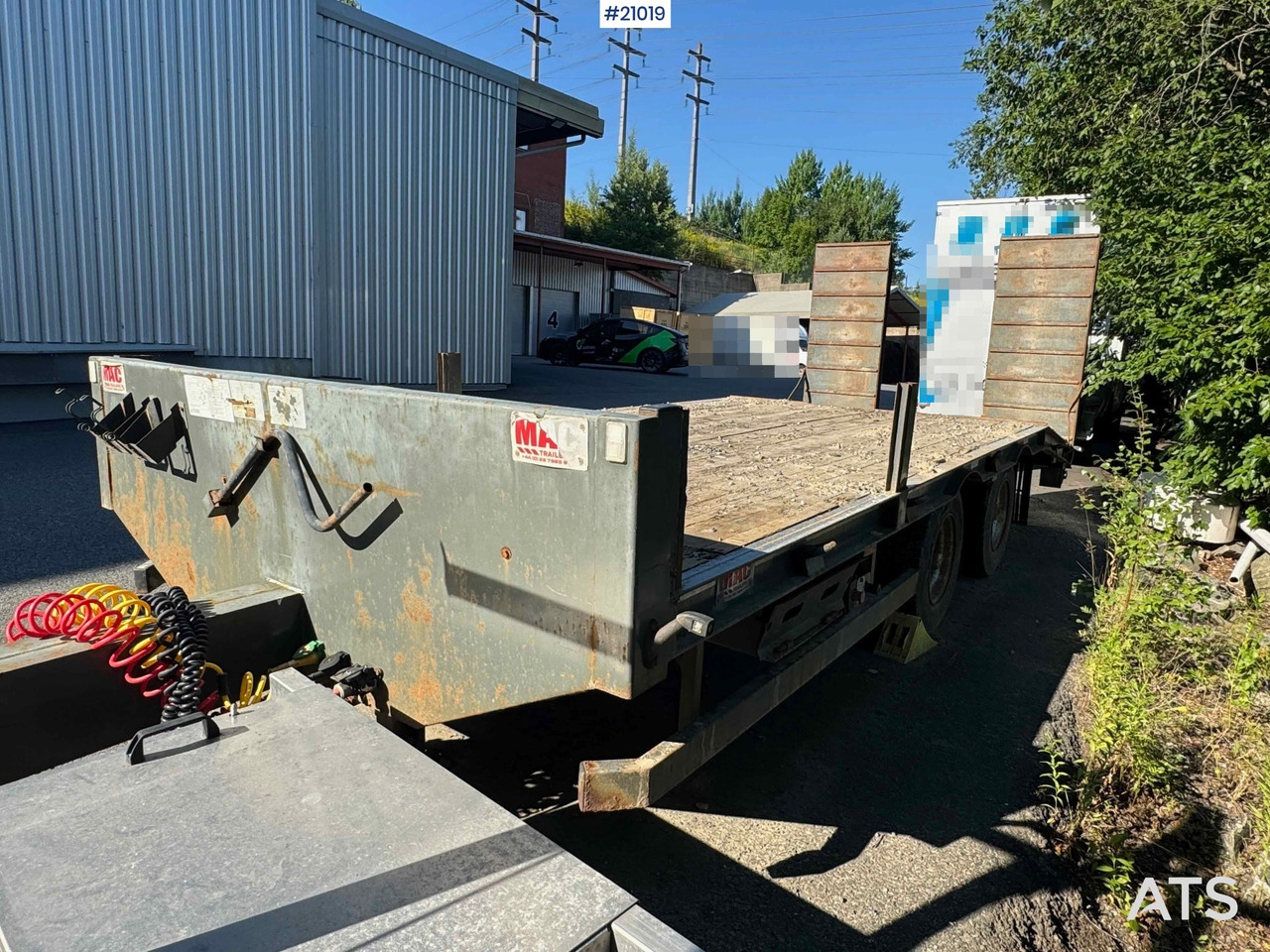 McCauley maskinhenger - Žemo profilio platforma priekaba: foto 5 McCauley maskinhenger - Žemo profilio platforma priekaba: foto 5