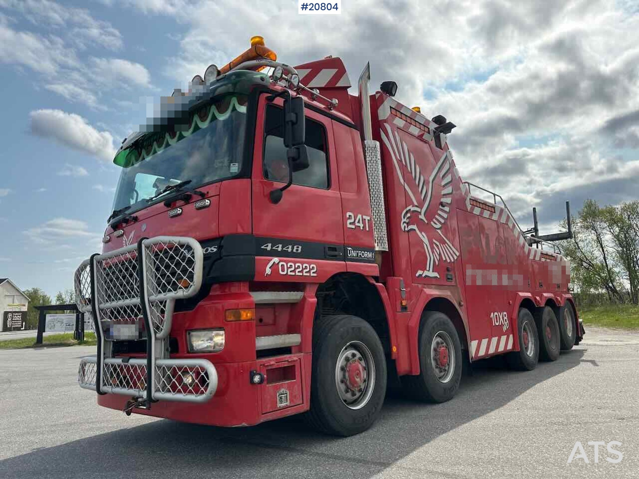 Mercedes Actros 4448 - Evakuatorius: foto 1 Mercedes Actros 4448 - Evakuatorius: foto 1
