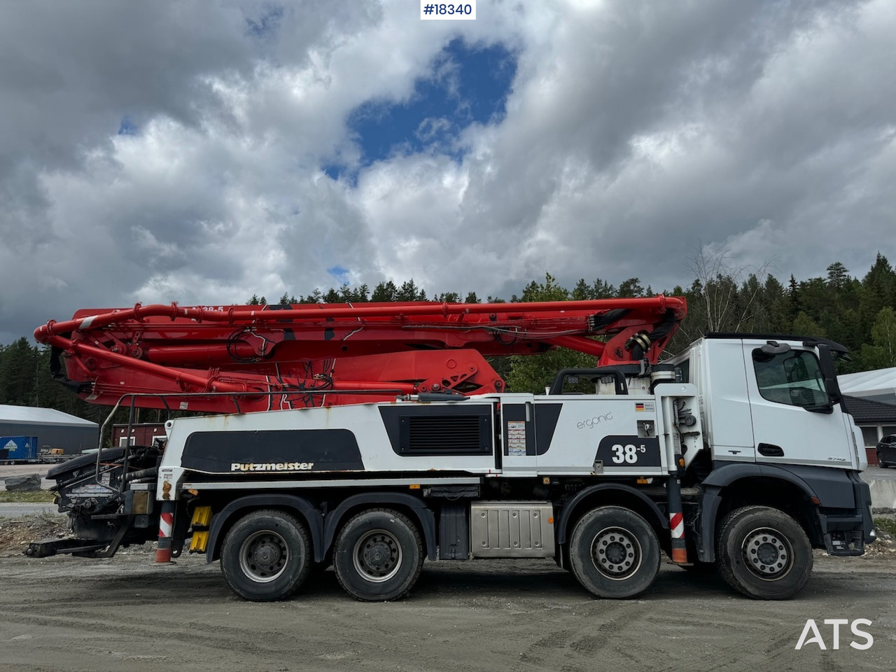 Mercedes Arocs - Betono siurblys: foto 2 Mercedes Arocs - Betono siurblys: foto 2