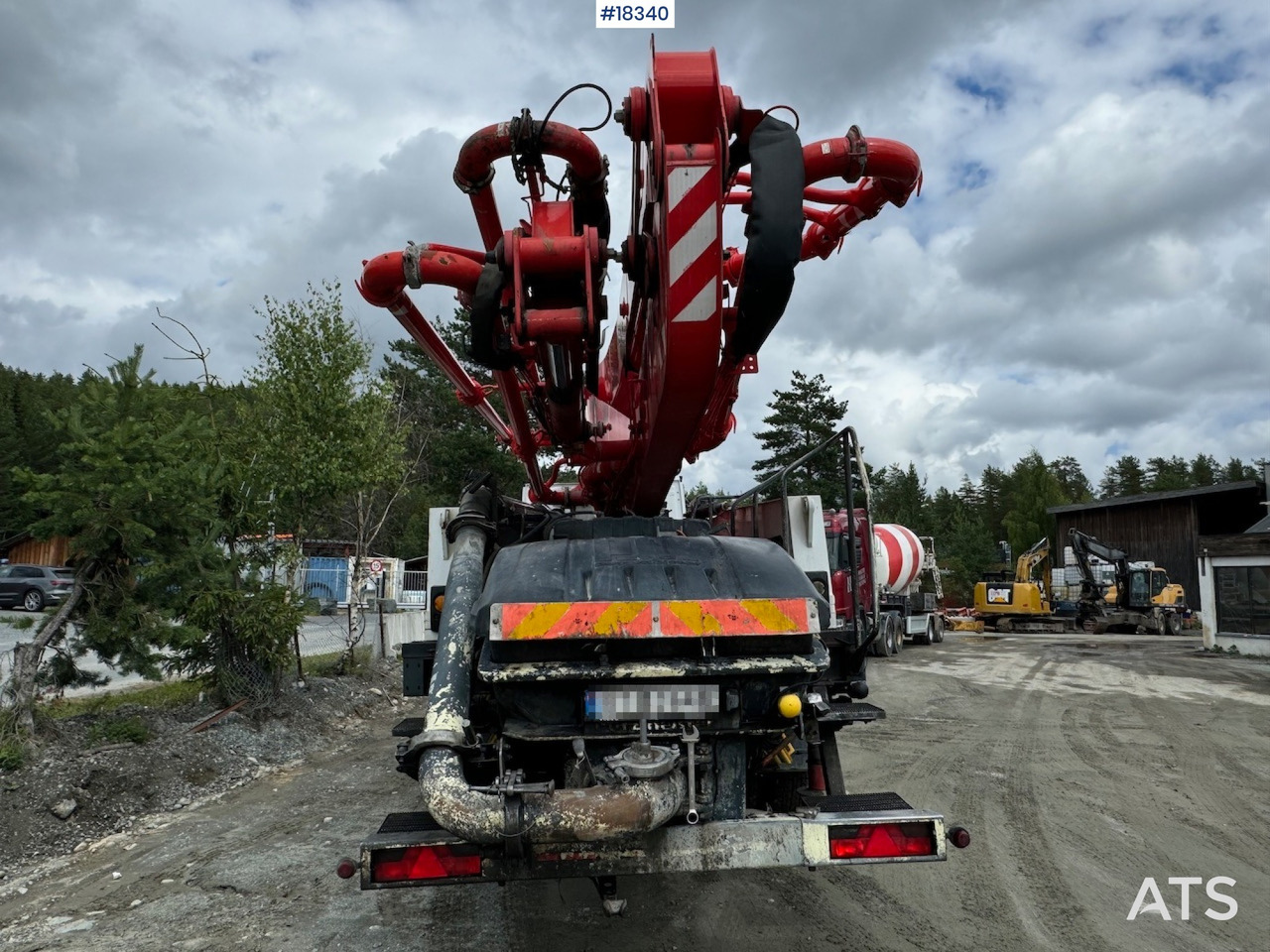 Mercedes Arocs - Betono siurblys: foto 4 Mercedes Arocs - Betono siurblys: foto 4