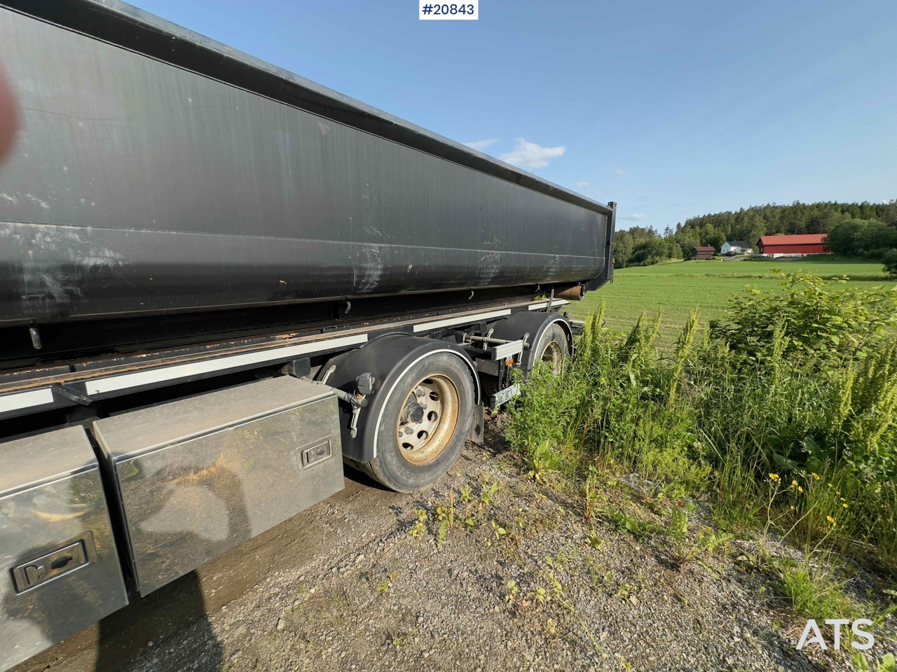 NOR SLEP 2 akslet krokhenger med tipp - Kablio/ Skip loader priekaba: foto 4 NOR SLEP 2 akslet krokhenger med tipp - Kablio/ Skip loader priekaba: foto 4