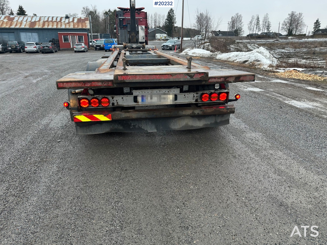 Norslep Krokhenger m/tipp - Kablio/ Skip loader priekaba: foto 2 Norslep Krokhenger m/tipp - Kablio/ Skip loader priekaba: foto 2