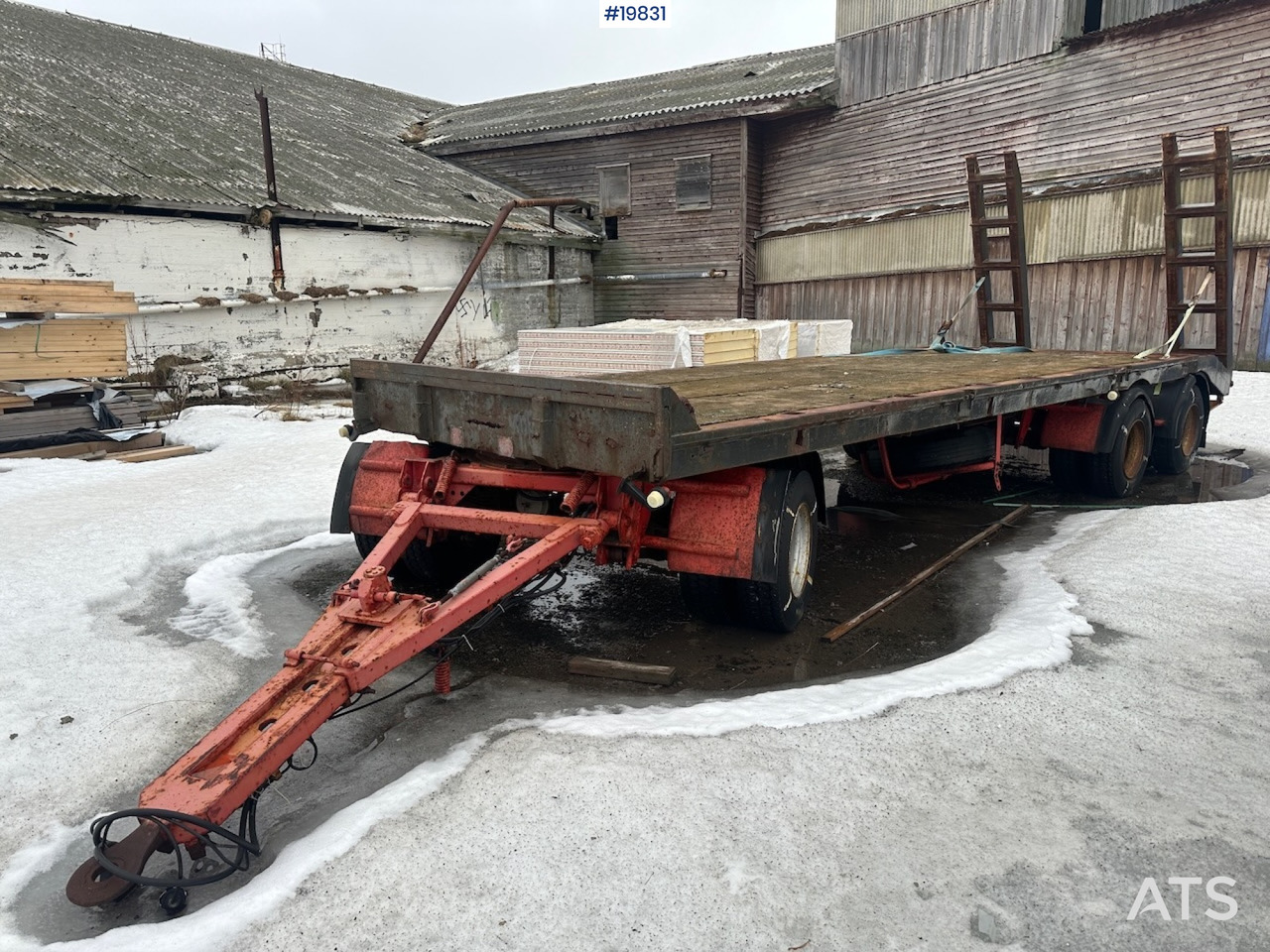 Ohna Maur 260 - Žemo profilio platforma priekaba: foto 1 Ohna Maur 260 - Žemo profilio platforma priekaba: foto 1