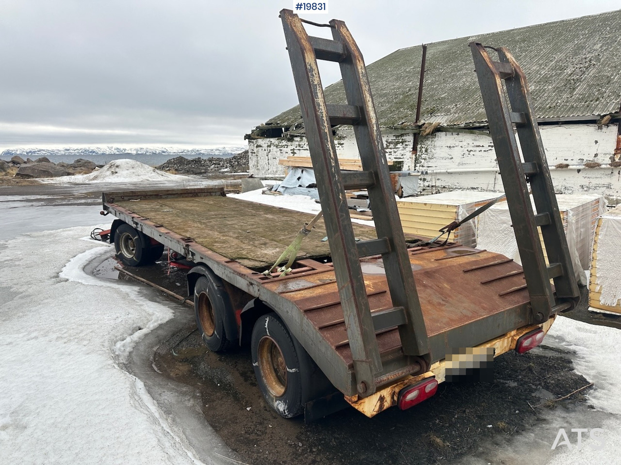 Ohna Maur 260 - Žemo profilio platforma priekaba: foto 3 Ohna Maur 260 - Žemo profilio platforma priekaba: foto 3