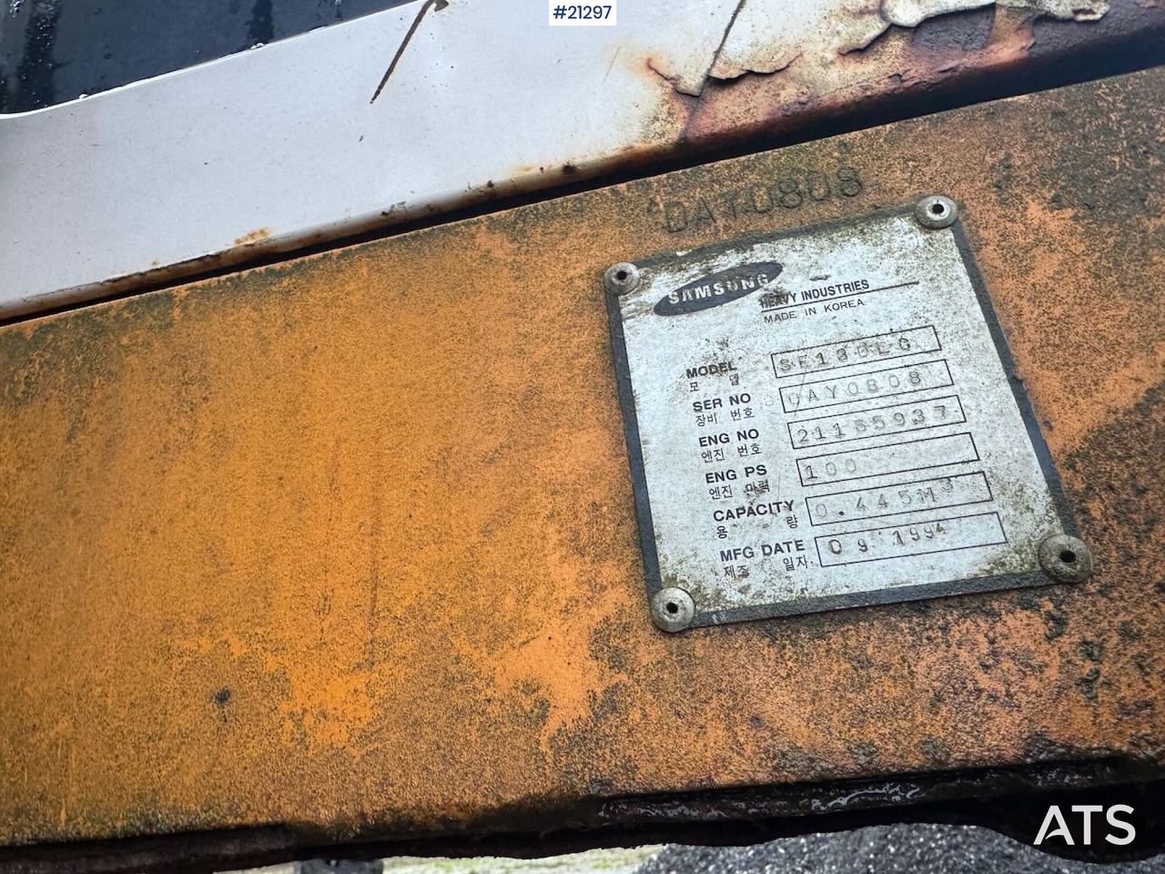 Samsung SE130LC - Vikšrinis ekskavatorius: foto 3 Samsung SE130LC - Vikšrinis ekskavatorius: foto 3