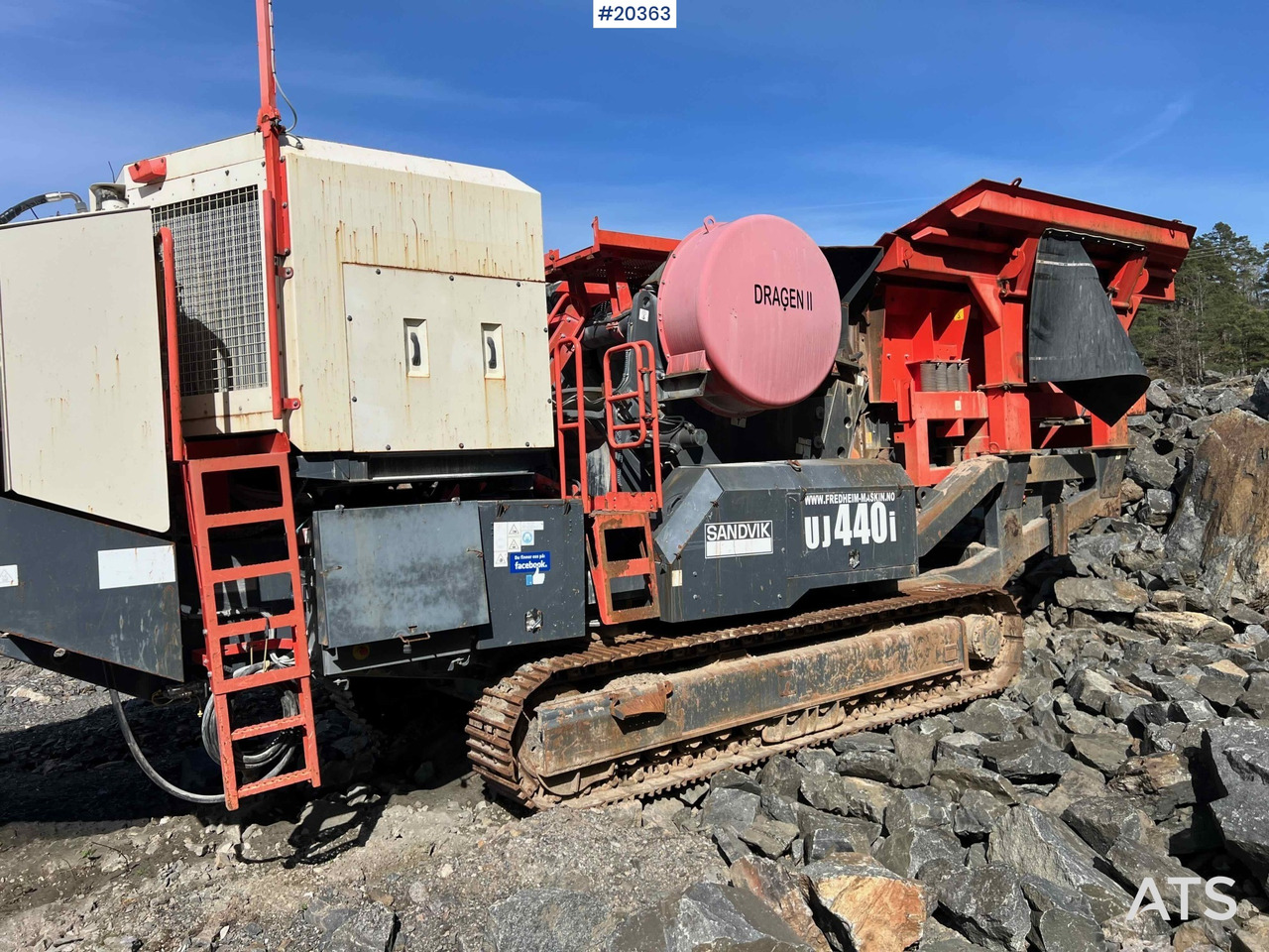 Žandikaulio trupintuvas Sandvik UJ440I: foto 16