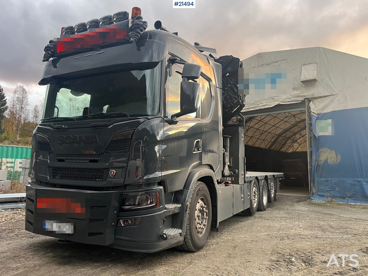 Scania G560 - Sunkvežimis su kranu: foto 1 Scania G560 - Sunkvežimis su kranu: foto 1