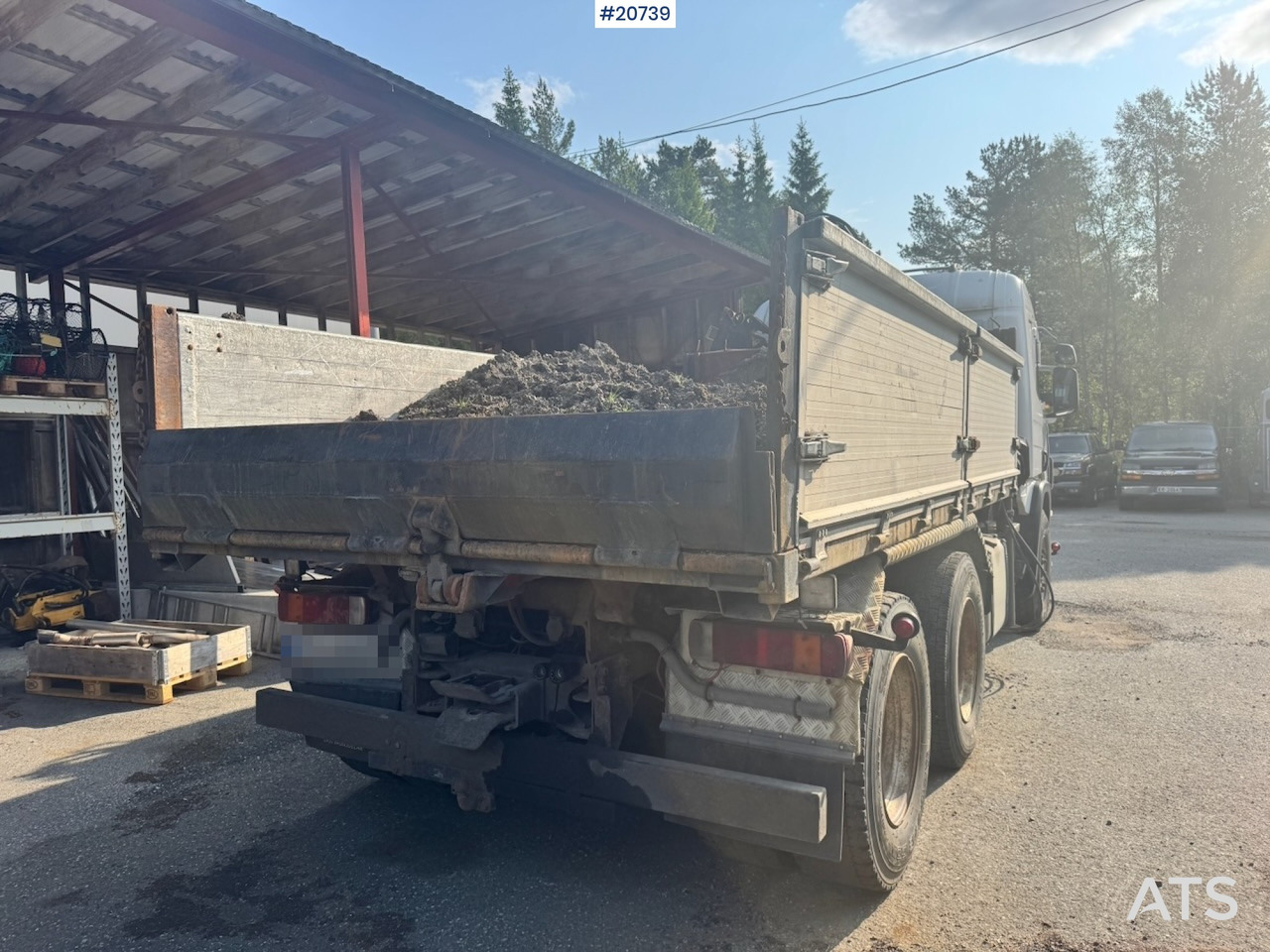 Scania P124 - Platforminis/ Bortinis sunkvežimis, Sunkvežimis su kranu: foto 4 Scania P124 - Platforminis/ Bortinis sunkvežimis, Sunkvežimis su kranu: foto 4