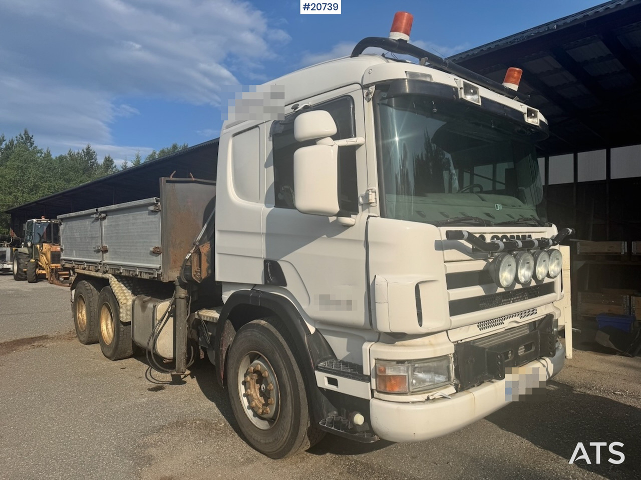 Scania P124 - Platforminis/ Bortinis sunkvežimis, Sunkvežimis su kranu: foto 1 Scania P124 - Platforminis/ Bortinis sunkvežimis, Sunkvežimis su kranu: foto 1