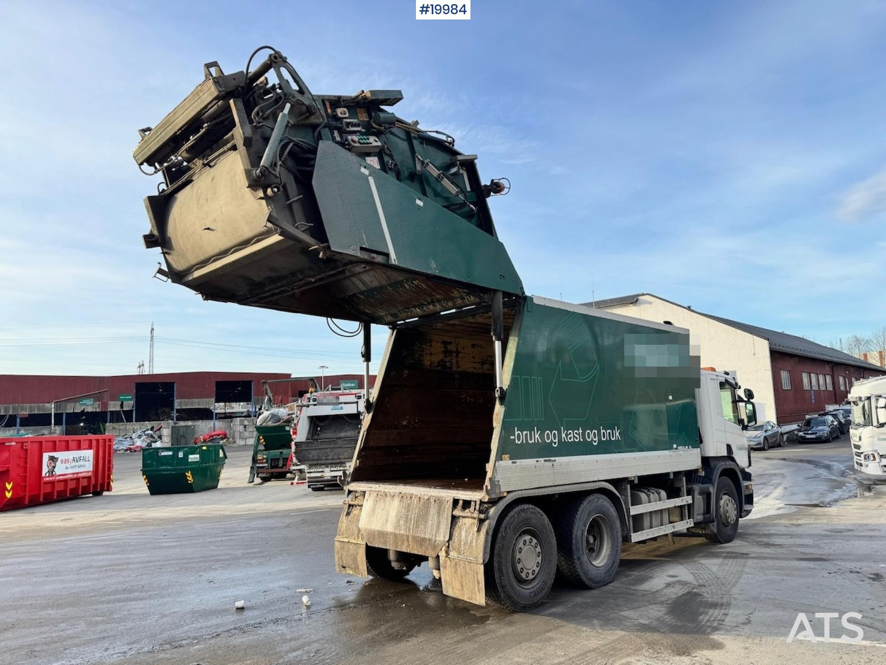 Šiukšliavežis Scania P400: foto 42