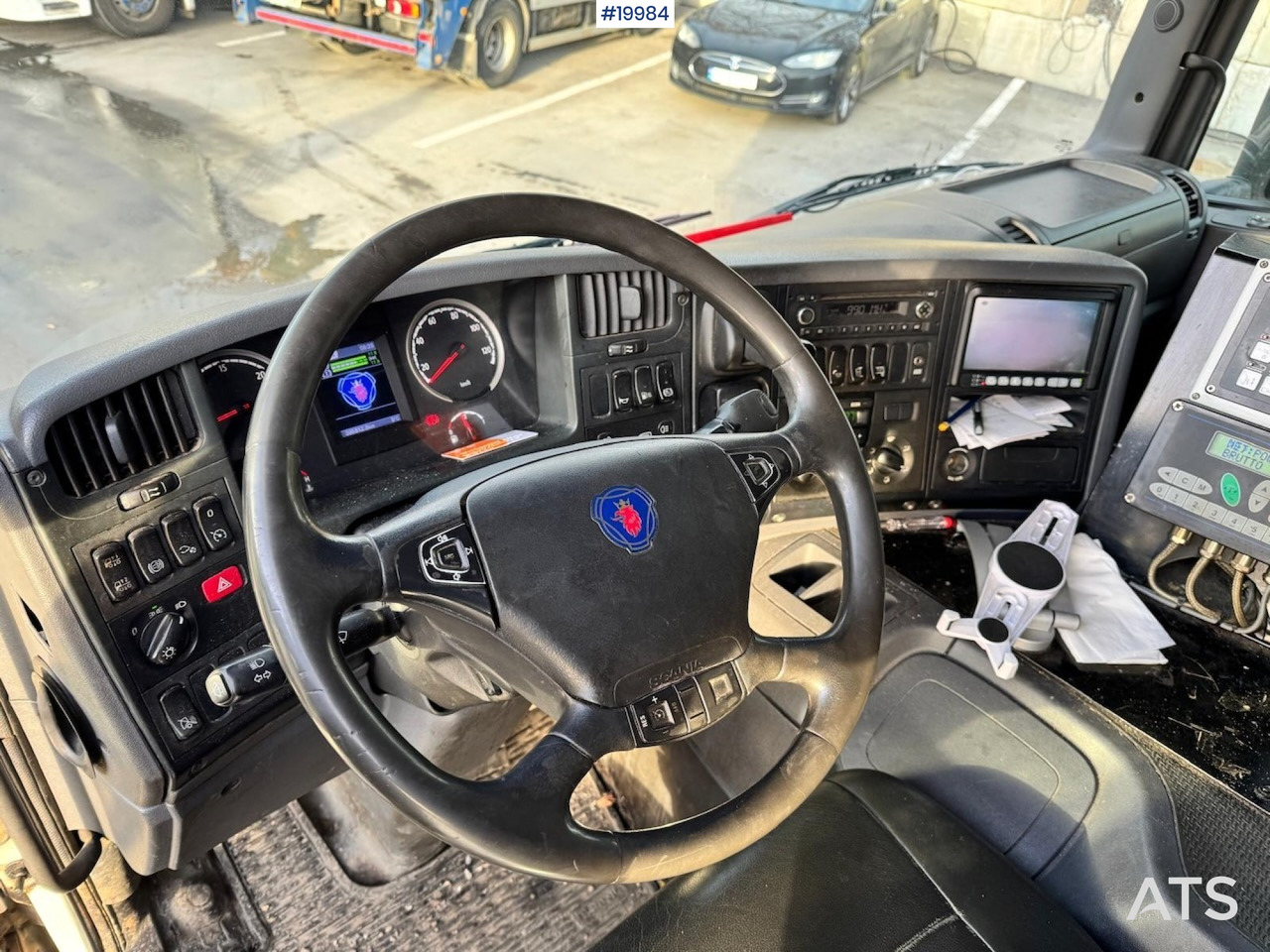 Šiukšliavežis Scania P400: foto 25