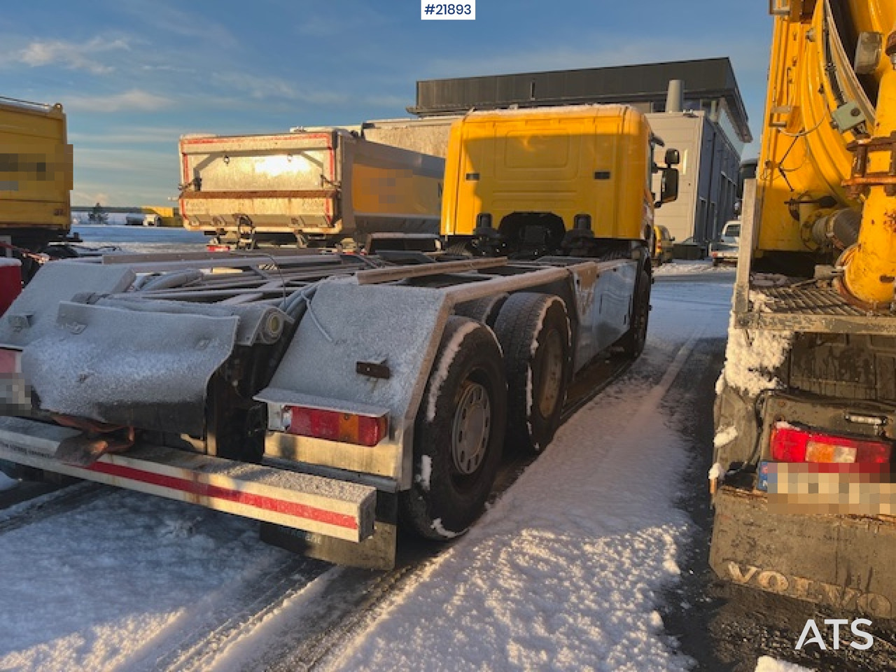 Scania P420 6x2 chassi m/ Tipp og defekt girkasse - Važiuoklės sunkvežimis: foto 2 Scania P420 6x2 chassi m/ Tipp og defekt girkasse - Važiuoklės sunkvežimis: foto 2