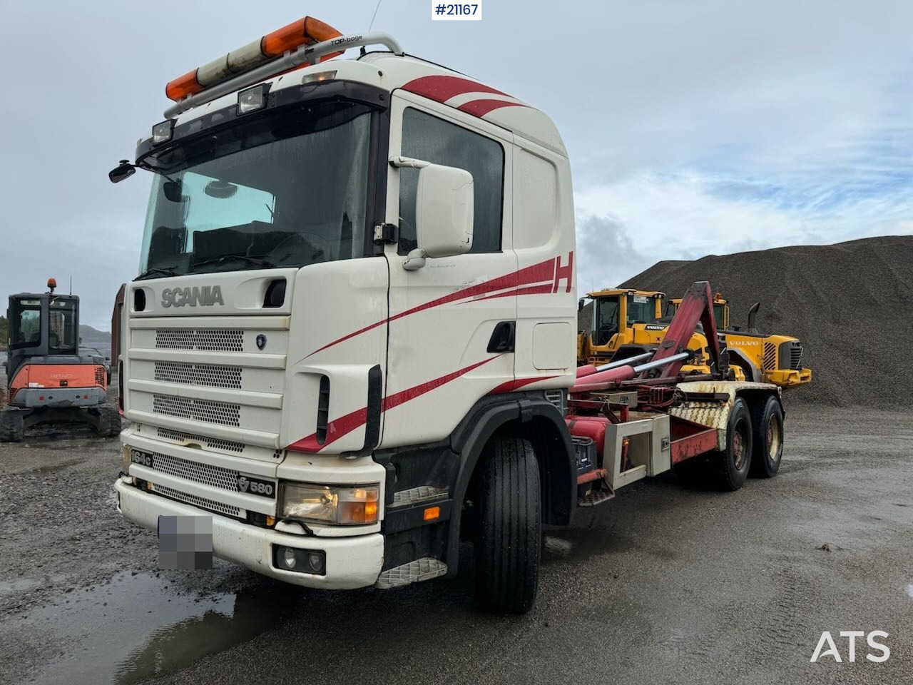 Scania R164 - Hook-lift sunkvežimis: foto 1 Scania R164 - Hook-lift sunkvežimis: foto 1
