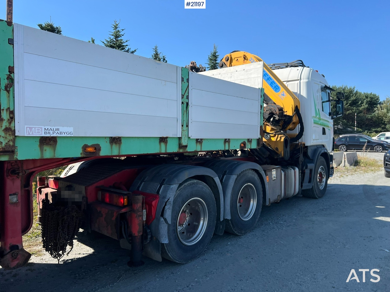 Scania R164 - Sunkvežimis su kranu: foto 3 Scania R164 - Sunkvežimis su kranu: foto 3