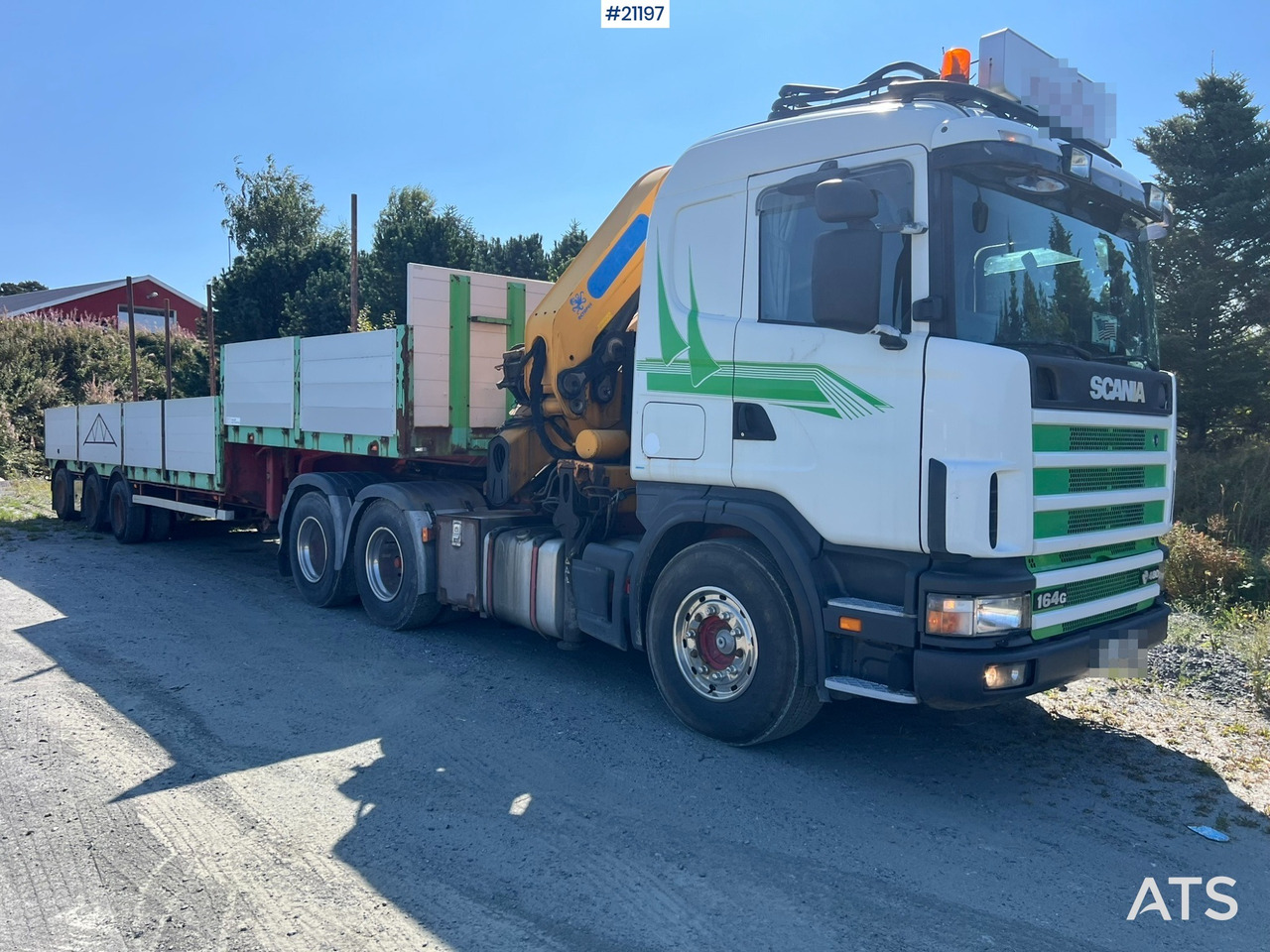 Scania R164 - Sunkvežimis su kranu: foto 2 Scania R164 - Sunkvežimis su kranu: foto 2