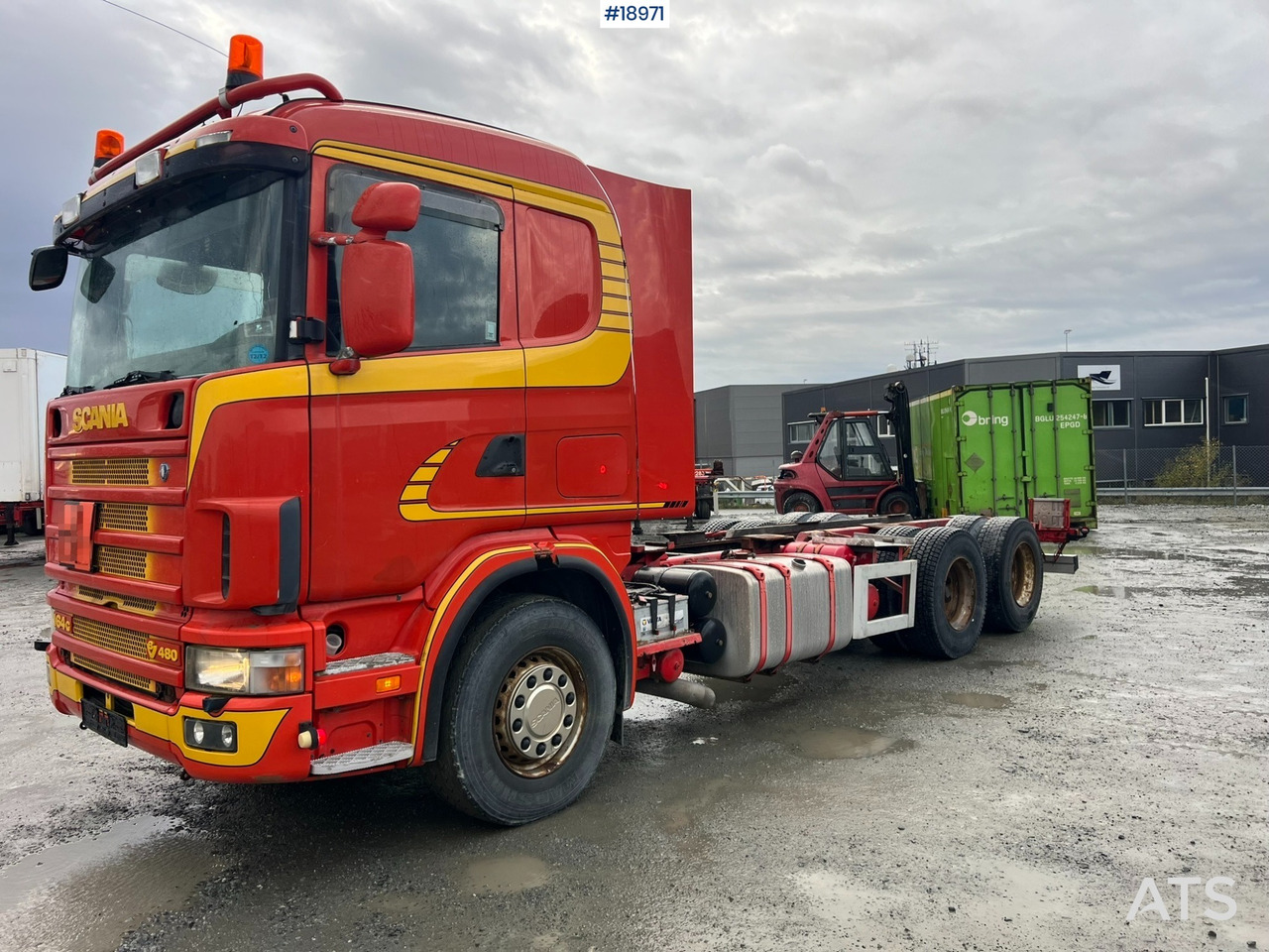 Scania R164 - Važiuoklės sunkvežimis: foto 1 Scania R164 - Važiuoklės sunkvežimis: foto 1