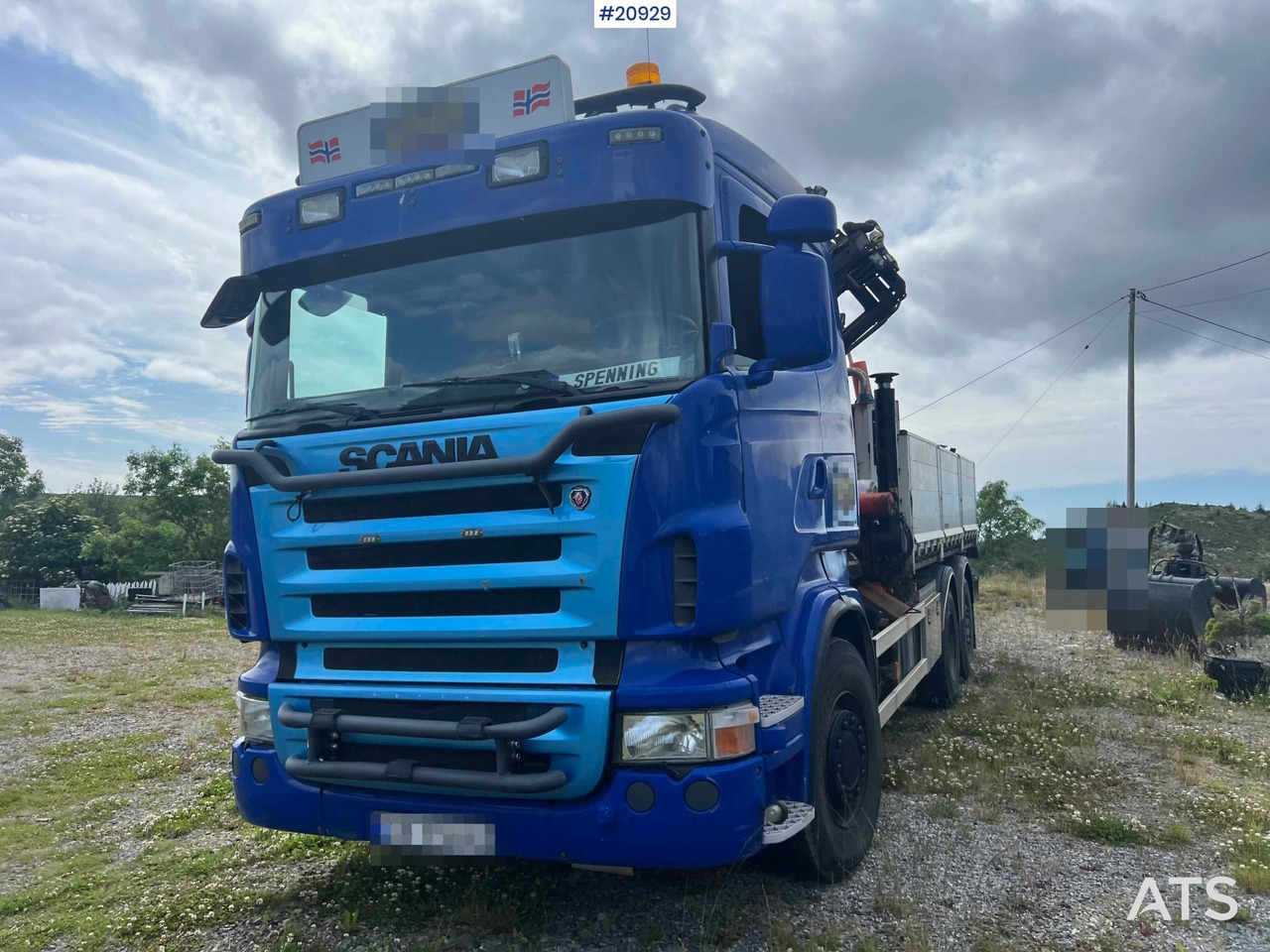 Scania R480 - Platforminis/ Bortinis sunkvežimis, Sunkvežimis su kranu: foto 4 Scania R480 - Platforminis/ Bortinis sunkvežimis, Sunkvežimis su kranu: foto 4